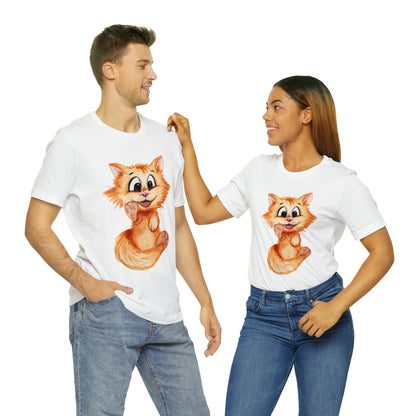 Cuddly Kitty Tee Shirt - Adorable and Comfortable Cat Lover Fashion