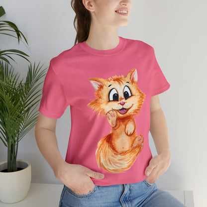 Cuddly Kitty Tee Shirt - Adorable and Comfortable Cat Lover Fashion