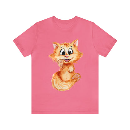 Cuddly Kitty Tee Shirt - Adorable and Comfortable Cat Lover Fashion