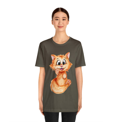 Cuddly Kitty Tee Shirt - Adorable and Comfortable Cat Lover Fashion