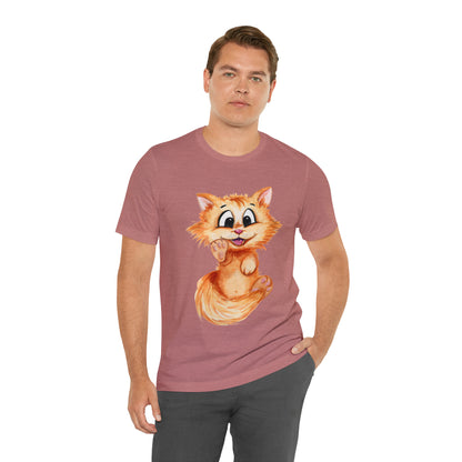 Cuddly Kitty Tee Shirt - Adorable and Comfortable Cat Lover Fashion