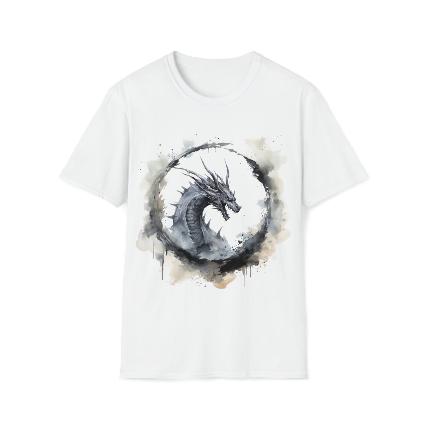 Wabi Sabi Dragon Tee Shirt, Dragon Art Tee, Embracing Imperfection, Whimsical Dragon Design, Japanese Aesthetics, Zen Art, Dragon Lover,