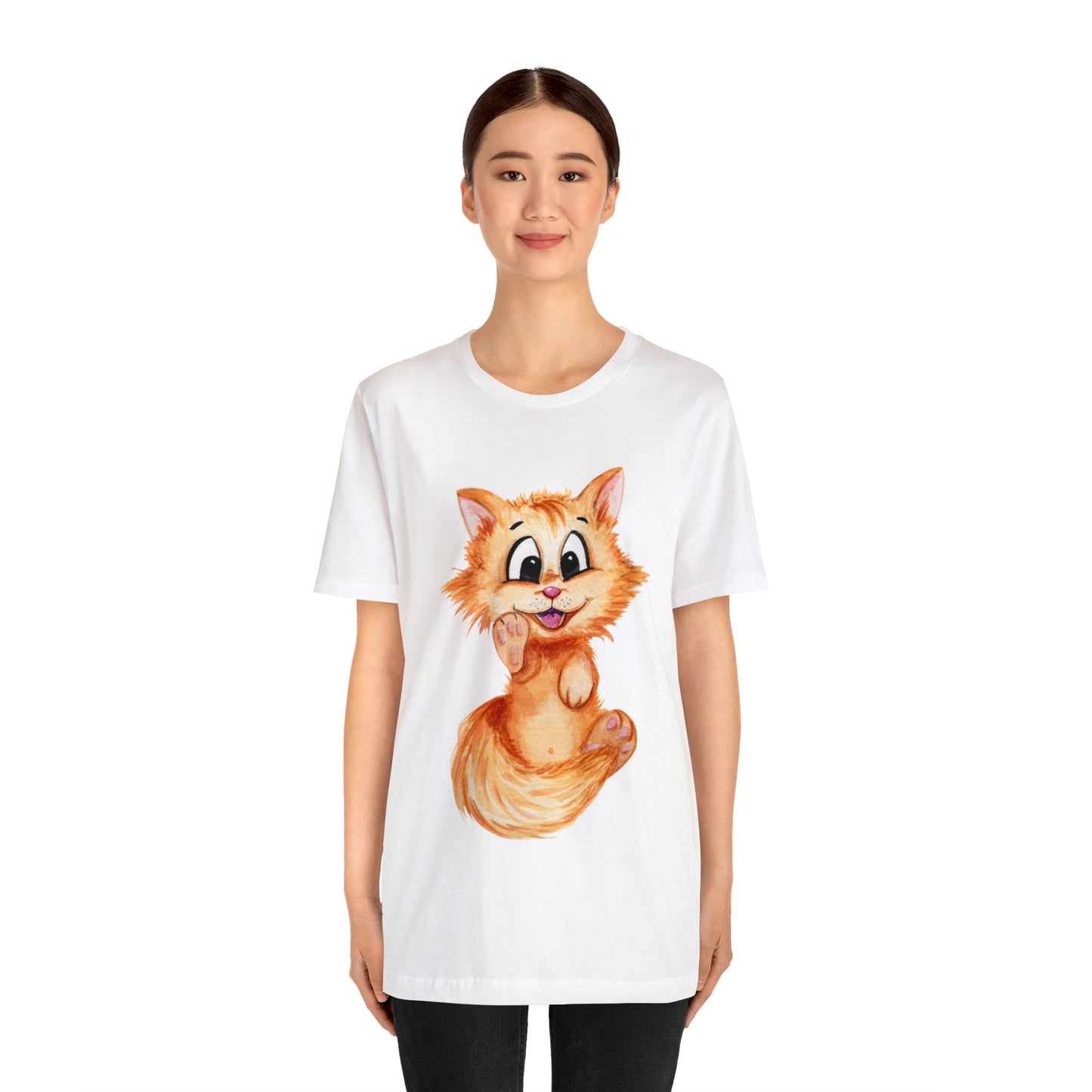 Cuddly Kitty Tee Shirt - Adorable and Comfortable Cat Lover Fashion