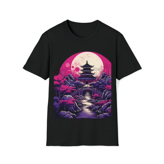 Sacredelic Zen Garden Tee Shirt - Zen Techno Harmony for Mindful Souls! Sacredelic Tee Shirt, Zen Garden Techno, Mindful Soul Shirt, Harmon