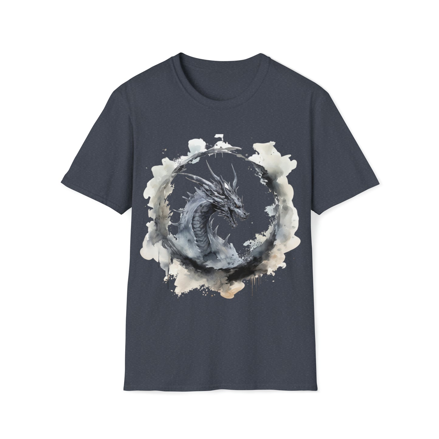 Wabi Sabi Dragon Tee Shirt, Dragon Art Tee, Embracing Imperfection, Whimsical Dragon Design, Japanese Aesthetics, Zen Art, Dragon Lover,