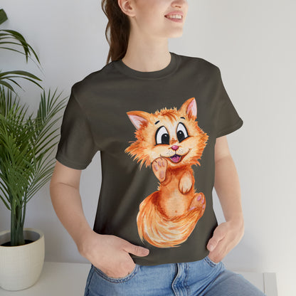 Cuddly Kitty Tee Shirt - Adorable and Comfortable Cat Lover Fashion