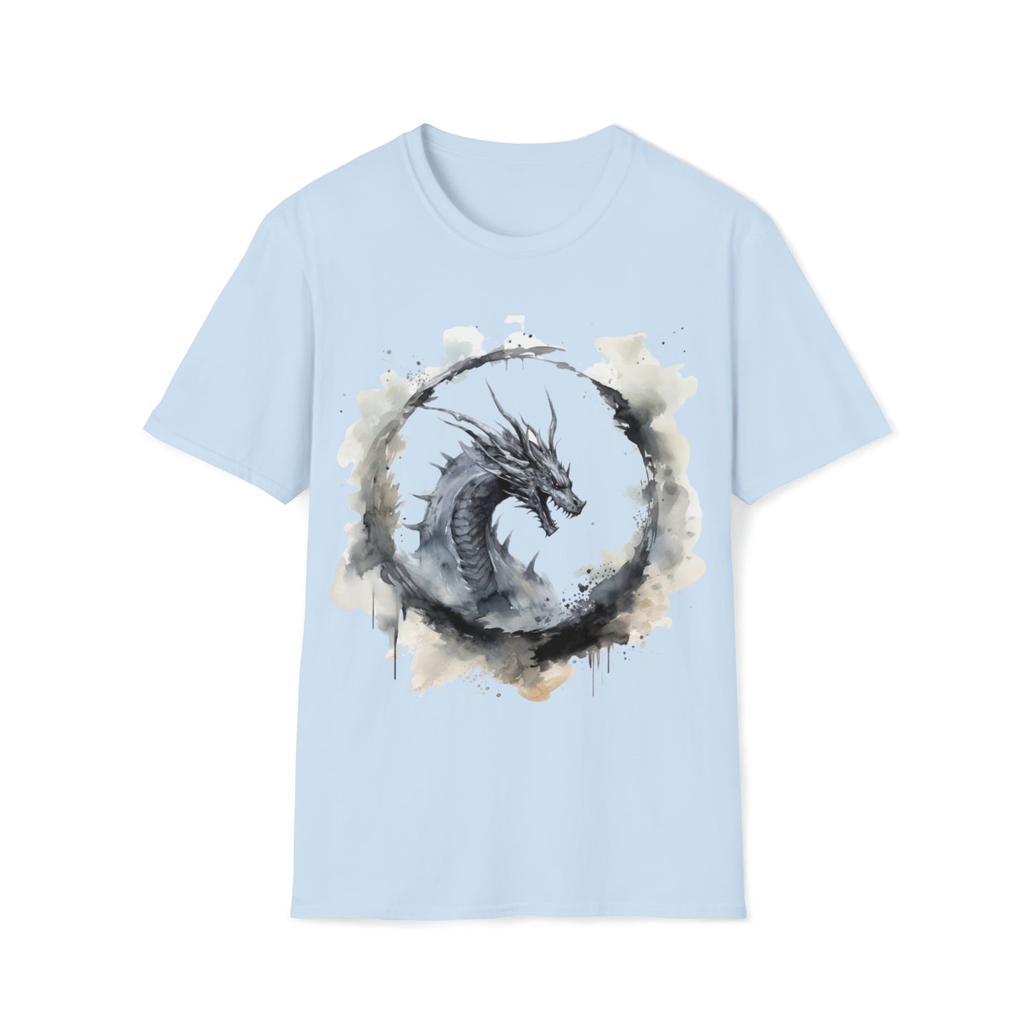 Wabi Sabi Dragon Tee Shirt, Dragon Art Tee, Embracing Imperfection, Whimsical Dragon Design, Japanese Aesthetics, Zen Art, Dragon Lover,