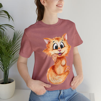 Cuddly Kitty Tee Shirt - Adorable and Comfortable Cat Lover Fashion