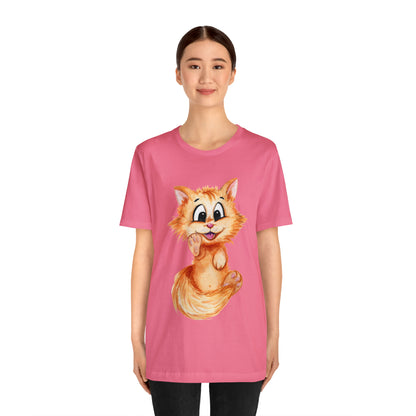 Cuddly Kitty Tee Shirt - Adorable and Comfortable Cat Lover Fashion