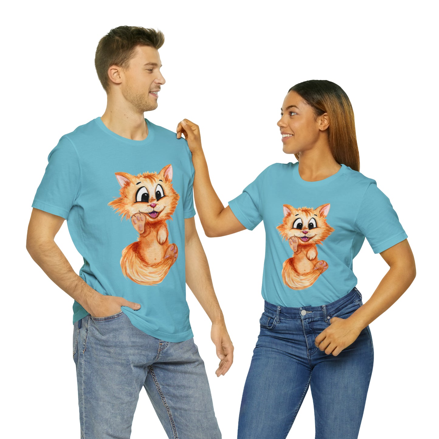 Cuddly Kitty Tee Shirt - Adorable and Comfortable Cat Lover Fashion