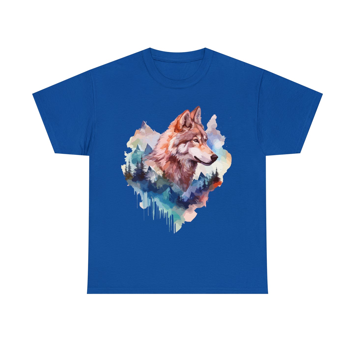 Wolf Double Exposure T-shirt