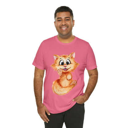 Cuddly Kitty Tee Shirt - Adorable and Comfortable Cat Lover Fashion