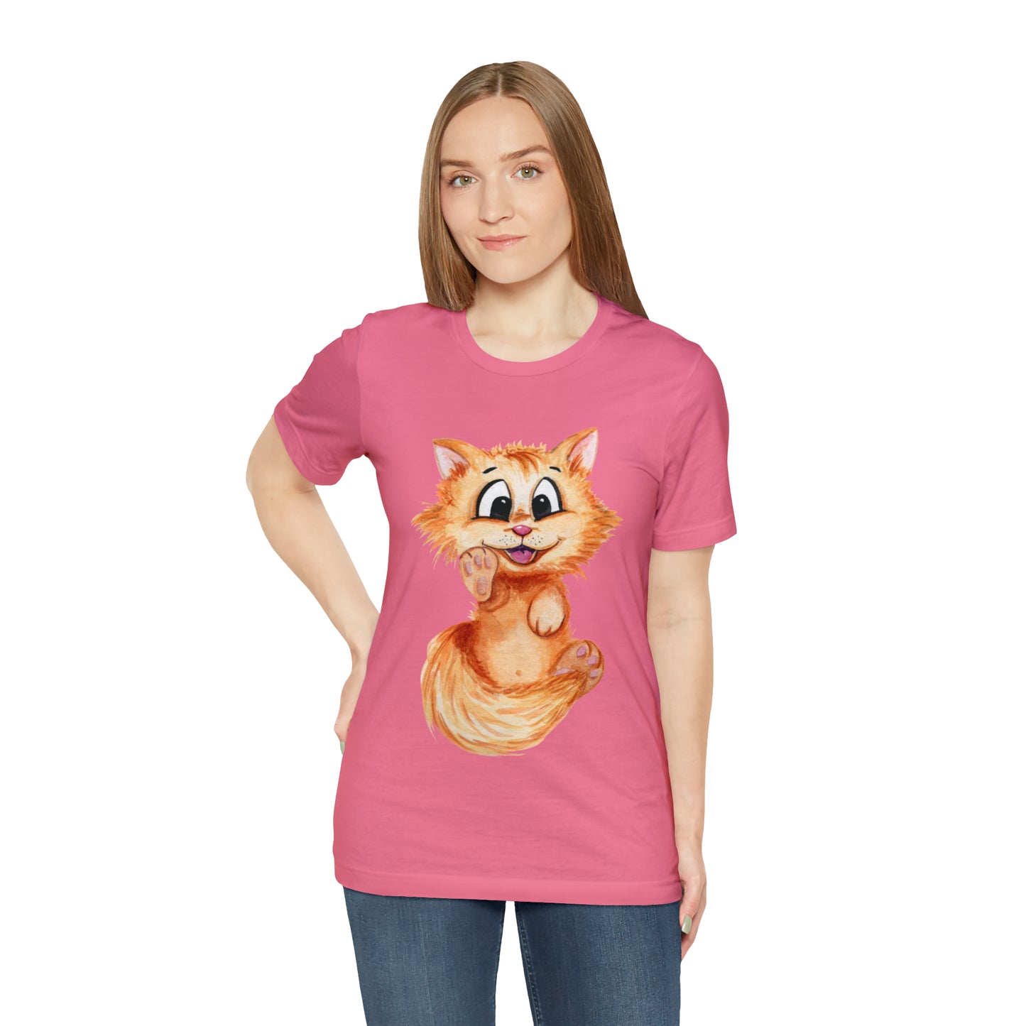 Cuddly Kitty Tee Shirt - Adorable and Comfortable Cat Lover Fashion