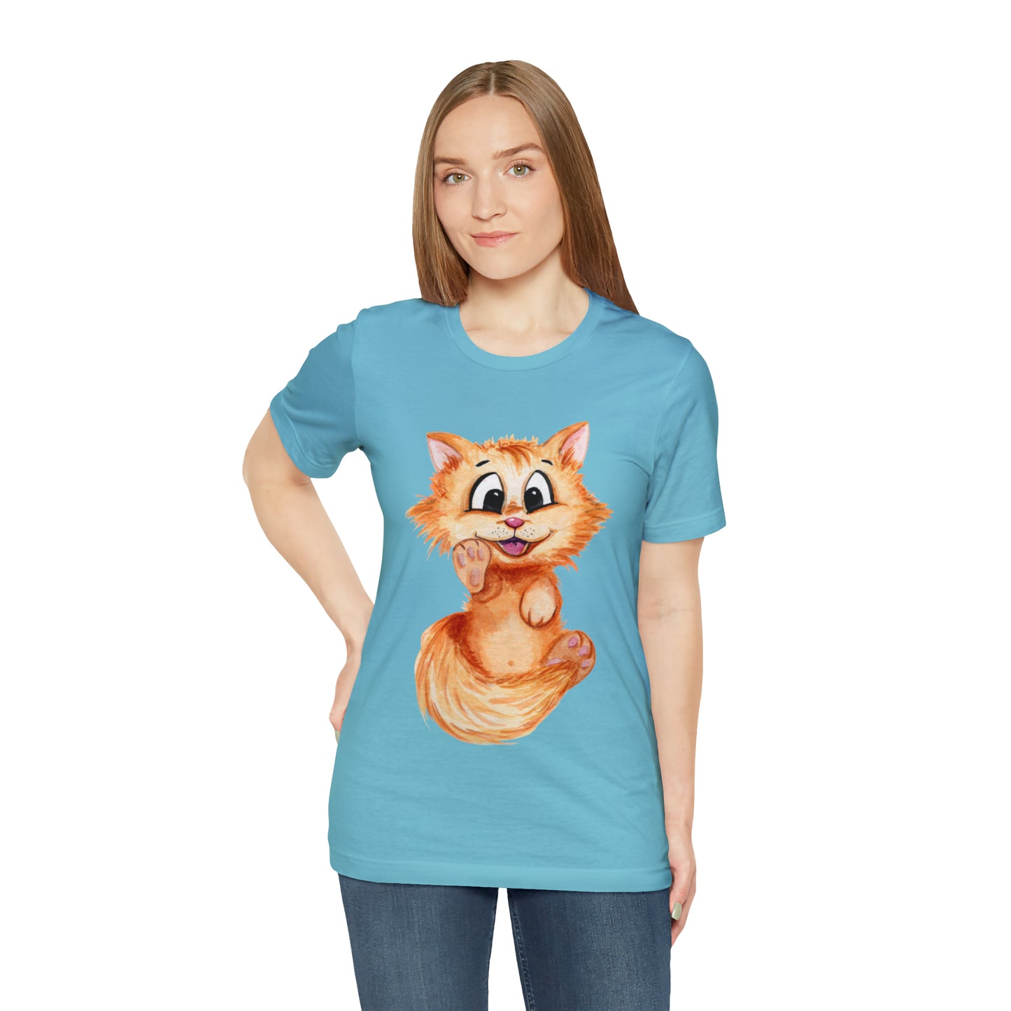 Cuddly Kitty Tee Shirt - Adorable and Comfortable Cat Lover Fashion