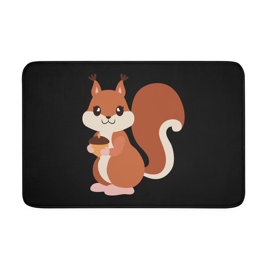 Squirrel Memory Foam Bath Mat