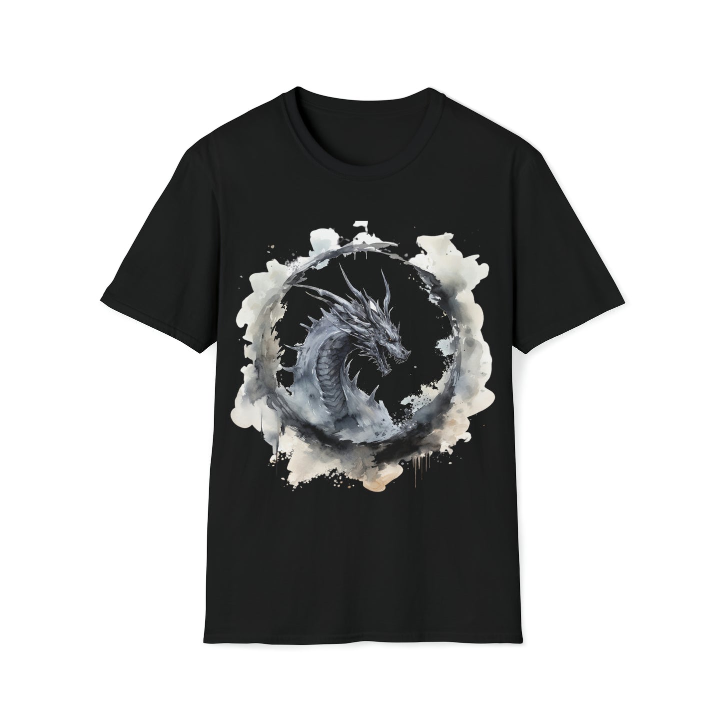 Wabi Sabi Dragon Tee Shirt, Dragon Art Tee, Embracing Imperfection, Whimsical Dragon Design, Japanese Aesthetics, Zen Art, Dragon Lover,