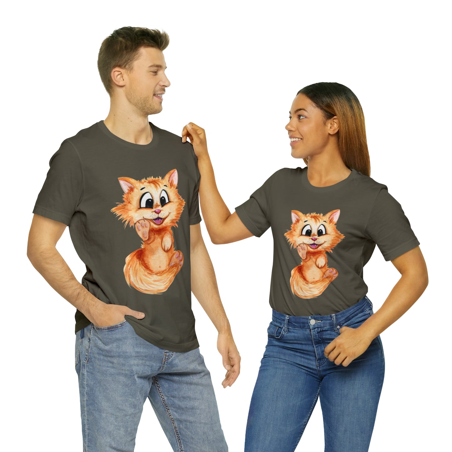 Cuddly Kitty Tee Shirt - Adorable and Comfortable Cat Lover Fashion