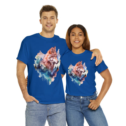 Wolf Double Exposure T-shirt