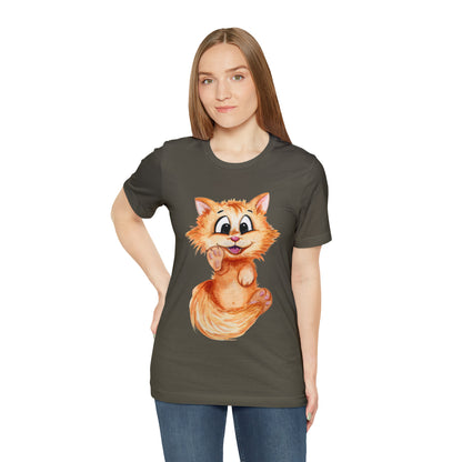 Cuddly Kitty Tee Shirt - Adorable and Comfortable Cat Lover Fashion