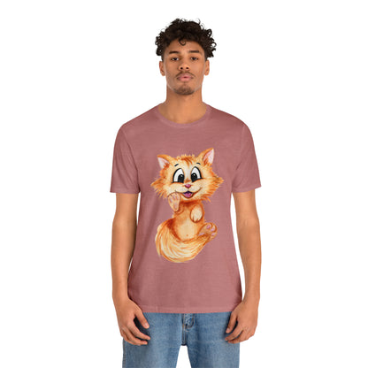 Cuddly Kitty Tee Shirt - Adorable and Comfortable Cat Lover Fashion