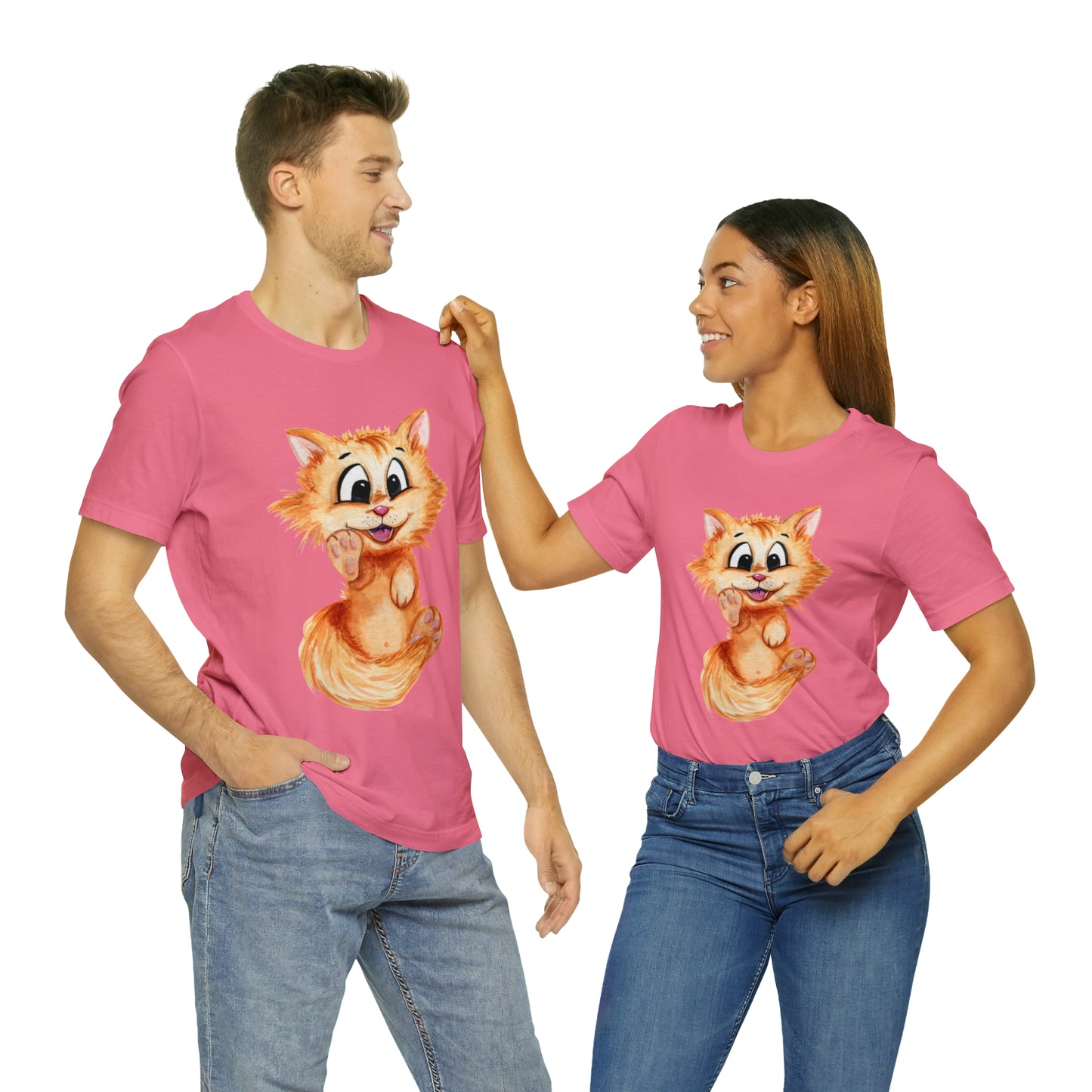 Cuddly Kitty Tee Shirt - Adorable and Comfortable Cat Lover Fashion