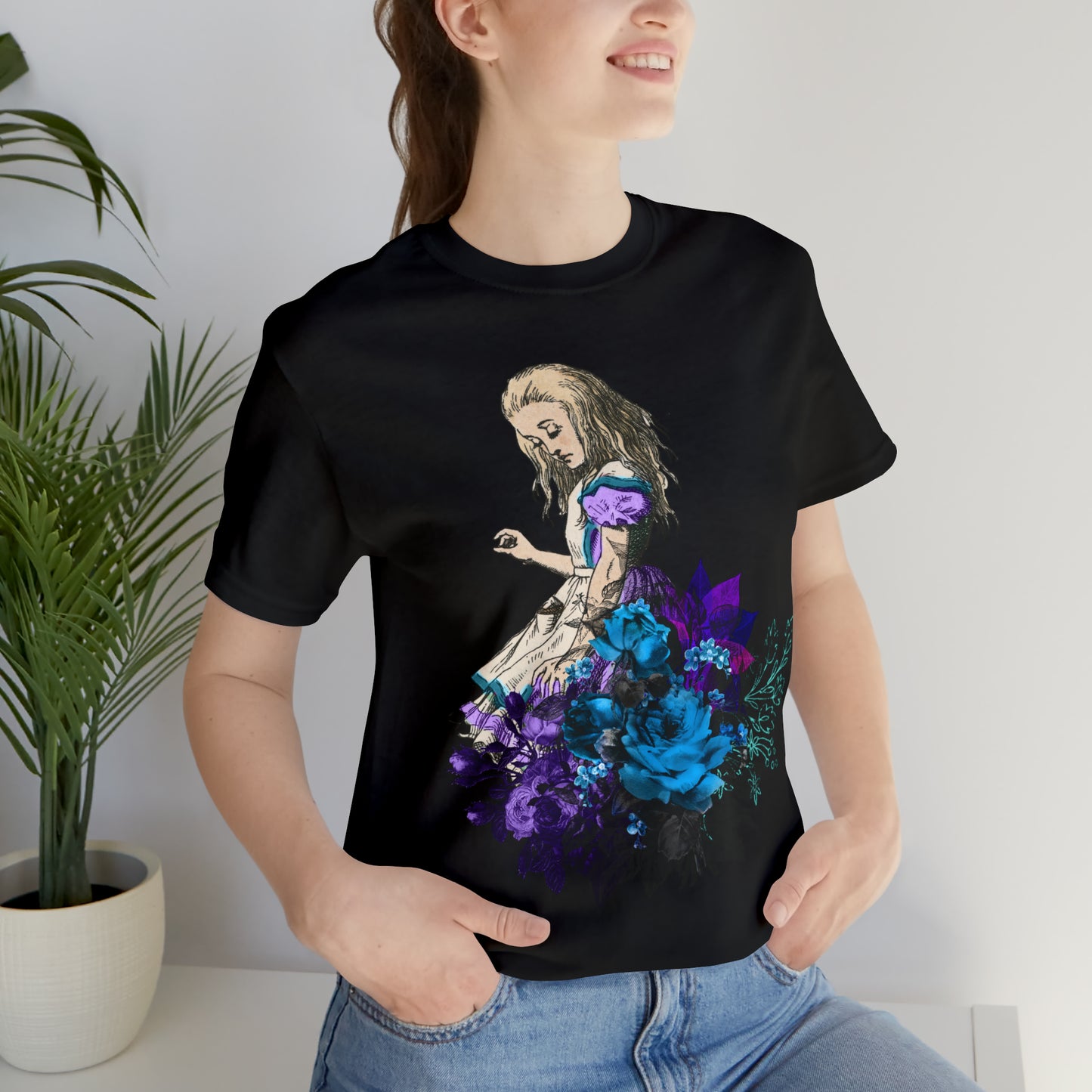 Dark Alice Tee Shirt - Gothcore Style for Women