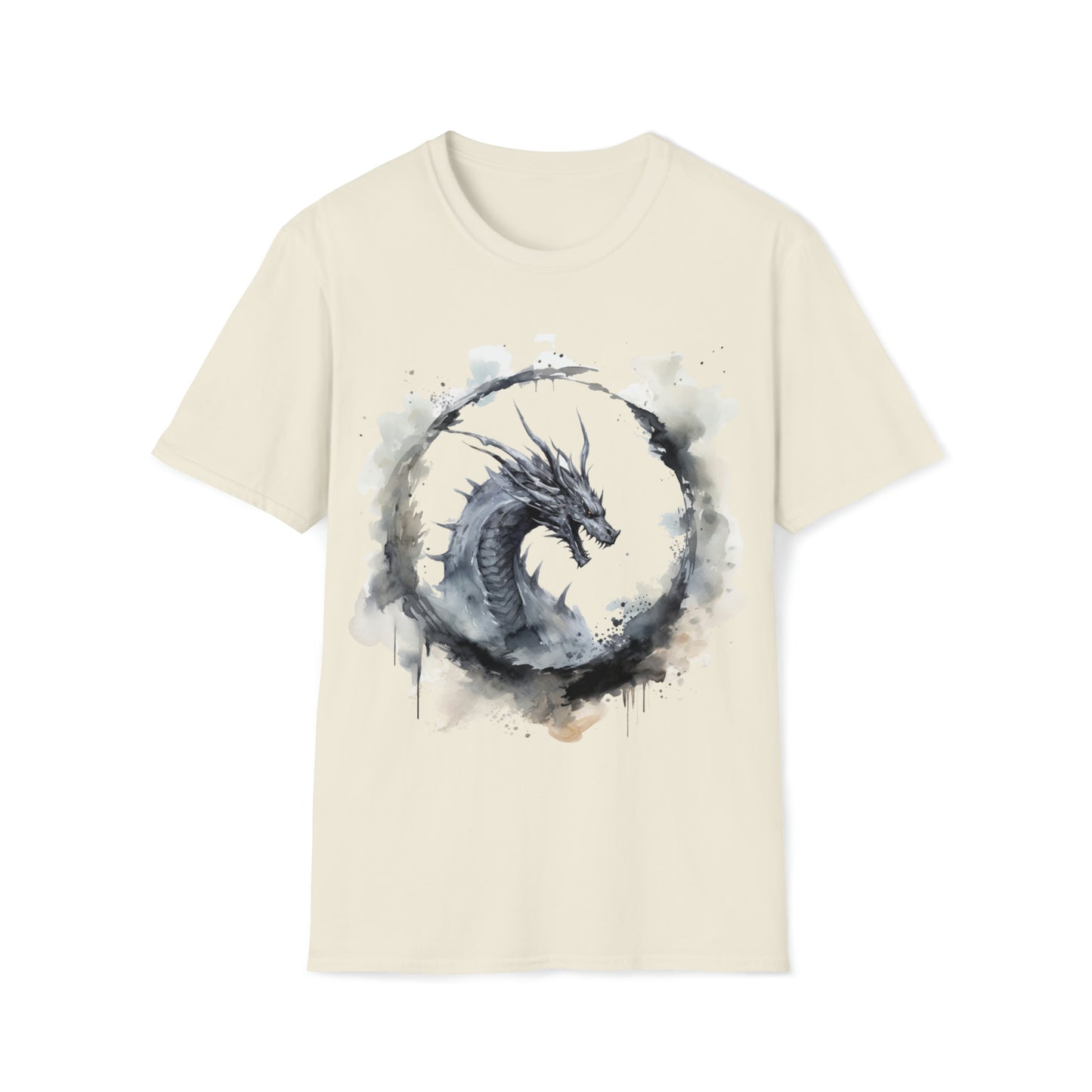 Wabi Sabi Dragon Tee Shirt, Dragon Art Tee, Embracing Imperfection, Whimsical Dragon Design, Japanese Aesthetics, Zen Art, Dragon Lover,