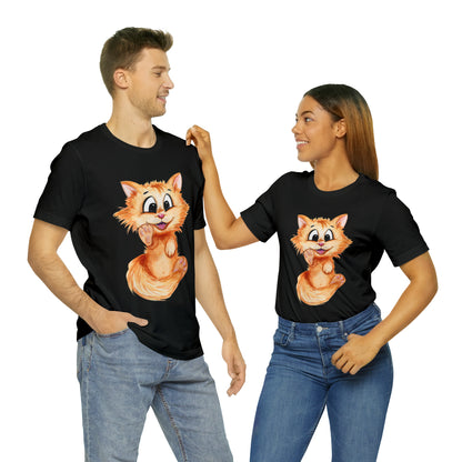 Cuddly Kitty Tee Shirt - Adorable and Comfortable Cat Lover Fashion