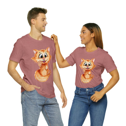 Cuddly Kitty Tee Shirt - Adorable and Comfortable Cat Lover Fashion