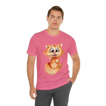 Cuddly Kitty Tee Shirt - Adorable and Comfortable Cat Lover Fashion