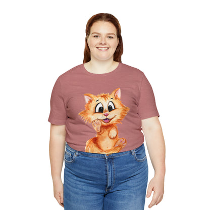 Cuddly Kitty Tee Shirt - Adorable and Comfortable Cat Lover Fashion