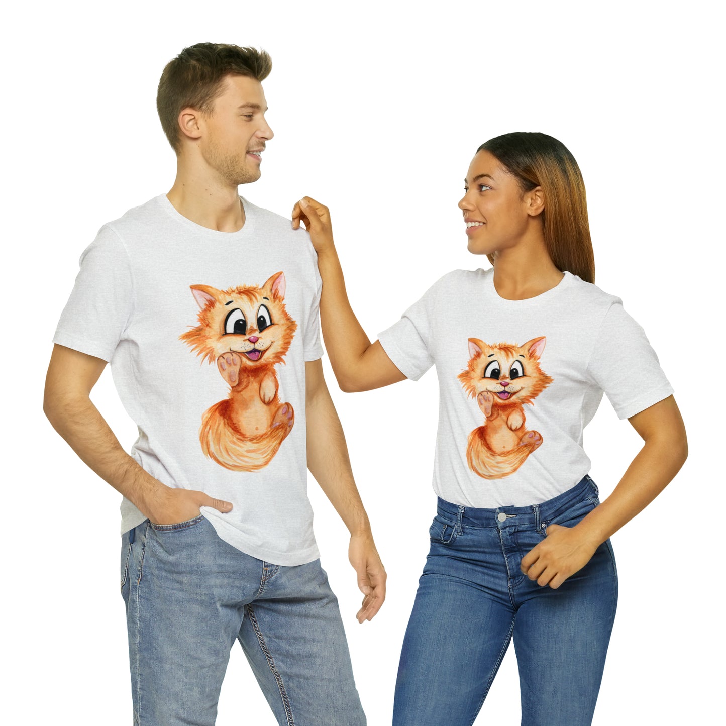 Cuddly Kitty Tee Shirt - Adorable and Comfortable Cat Lover Fashion