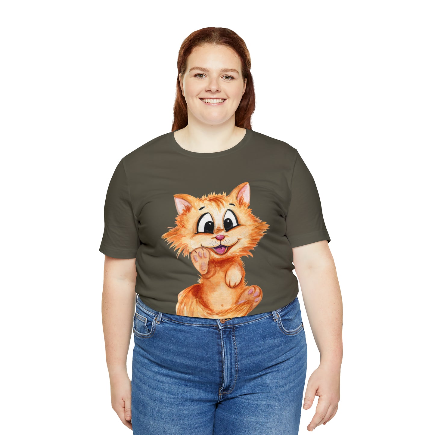 Cuddly Kitty Tee Shirt - Adorable and Comfortable Cat Lover Fashion