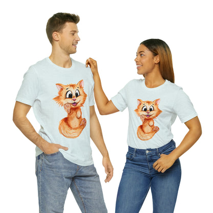 Cuddly Kitty Tee Shirt - Adorable and Comfortable Cat Lover Fashion