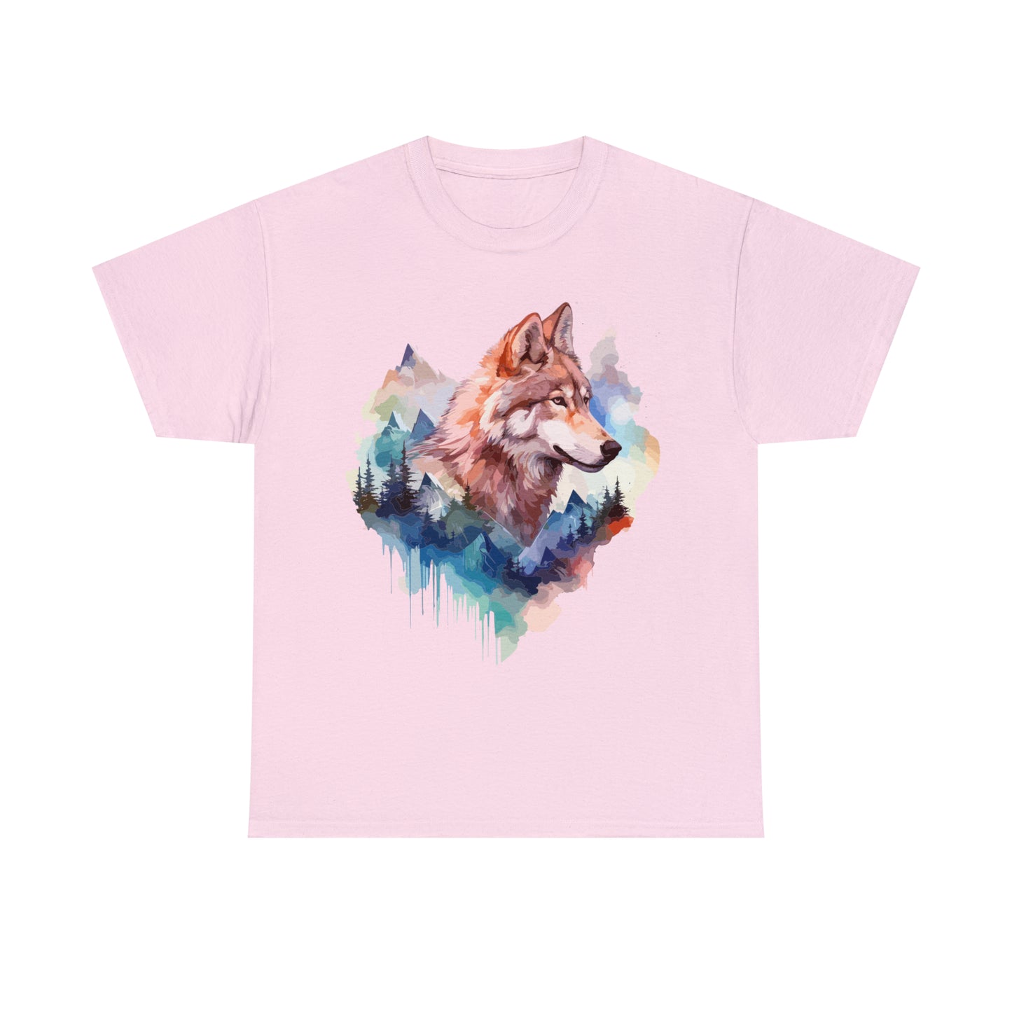 Wolf Double Exposure T-shirt